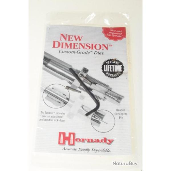 Manuel des outils Hornady avec clip d'outil positionneur , clip et aiguille  de rechange