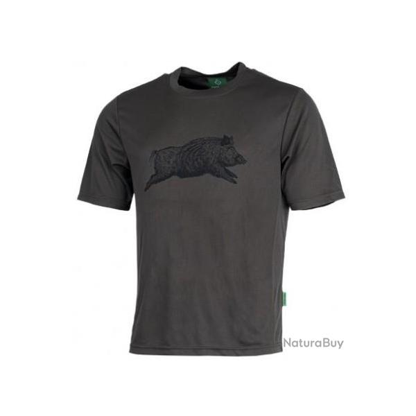 T-SHIRT TREELAND KAKI SANGLIER