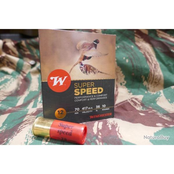 10 cartouches SUPER SPEED cal 12/70 en 36g pb no 4