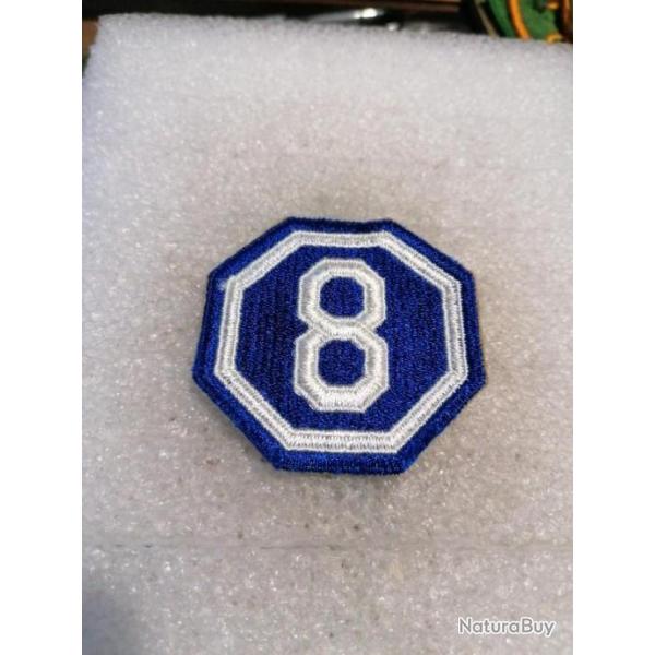 patch armee us 8th ARMY CORPS ww2 original 1