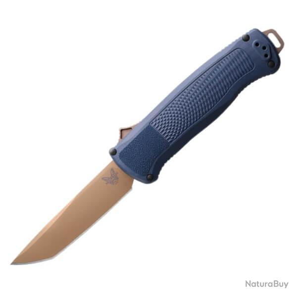 Couteau automatique Benchmade Shootout Crater Blue