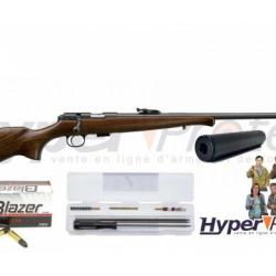 Pack Carabine 22lr CZ 457 Training + Silencieux + Munition + Cible