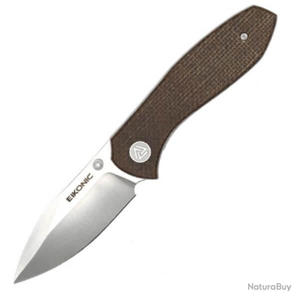 Couteau de poche Eikonic Kasador marron