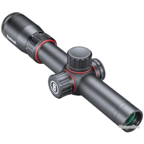 Lunette de tir id�ale pour la battue Bushnell Nitro 1-6x24 - R�ticule Lumineux 4A Poids 482 gr