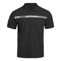 Polo S&eacute;cu One s&eacute;curit&eacute; noir Noir