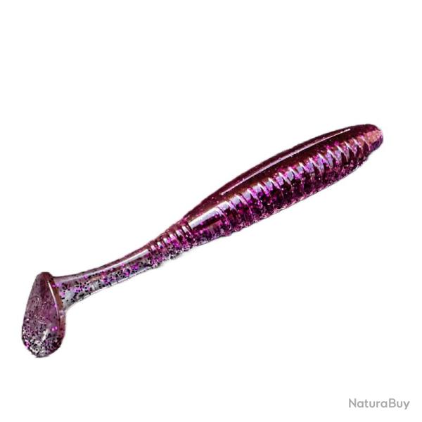 Leurre Souple Digital Squad Driving Shad 4 10cm par 6 BG-PURPLE HAZE