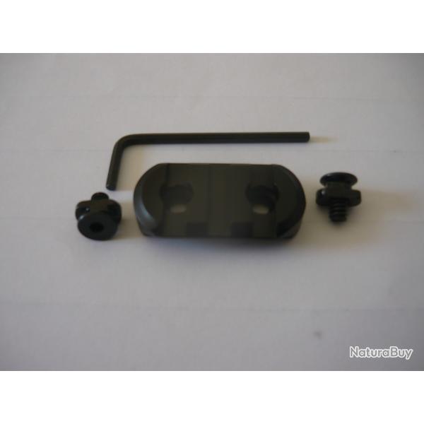 un Rail  de 3 slots pour montage  M - LOOK    ( 3 emplacements )