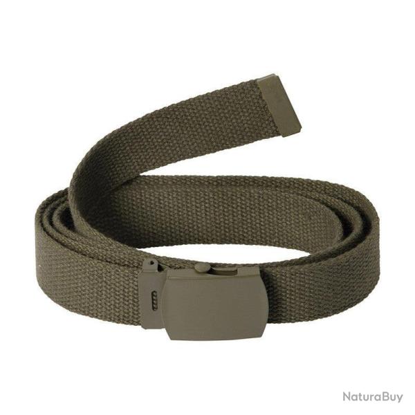 Ceinture Toile Percussion unie - 130 cm - Kaki