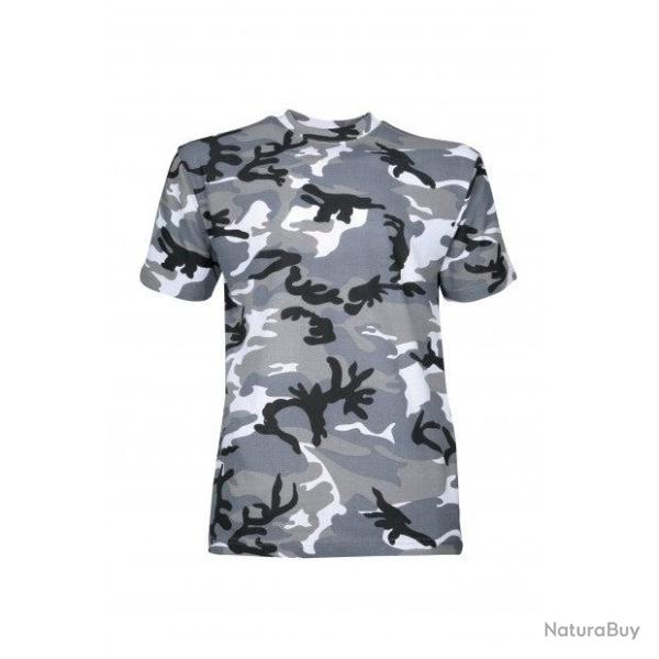 T shirt Percussion camo Bleu Gris