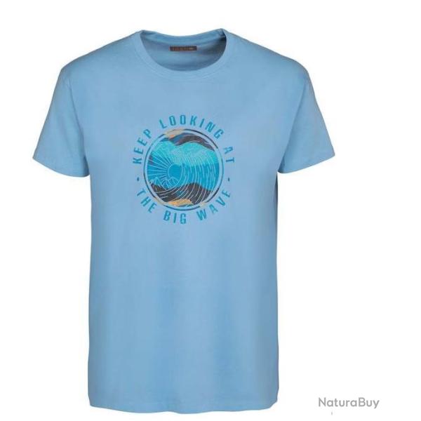 Tee shirt Idaho Big Wave Bleu