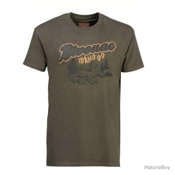 Tee shirt Idaho Bivouac Kaki M Kaki chin�