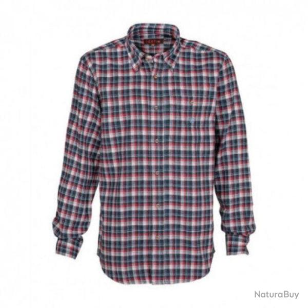 Chemise Idaho Castor Rouge Rouge