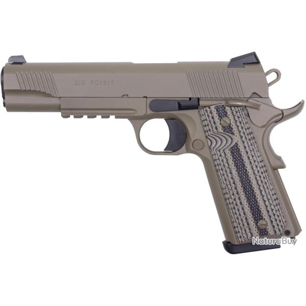 Pistolet TISAS ZIG PC 1911 FDE cal.45ACP