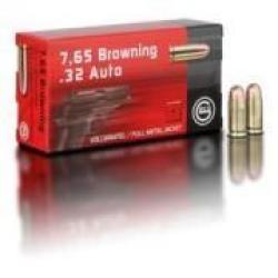 50 Cartouches GECO Cal.7.65 BROWNING