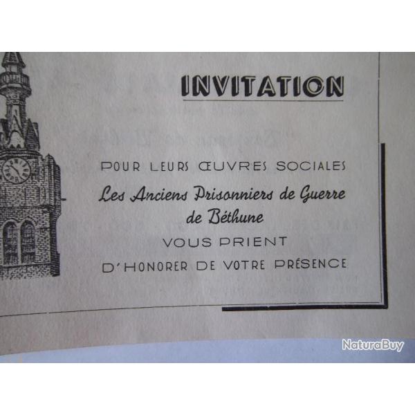 document collection B�thune 1959 anciens prisonniers de guerre