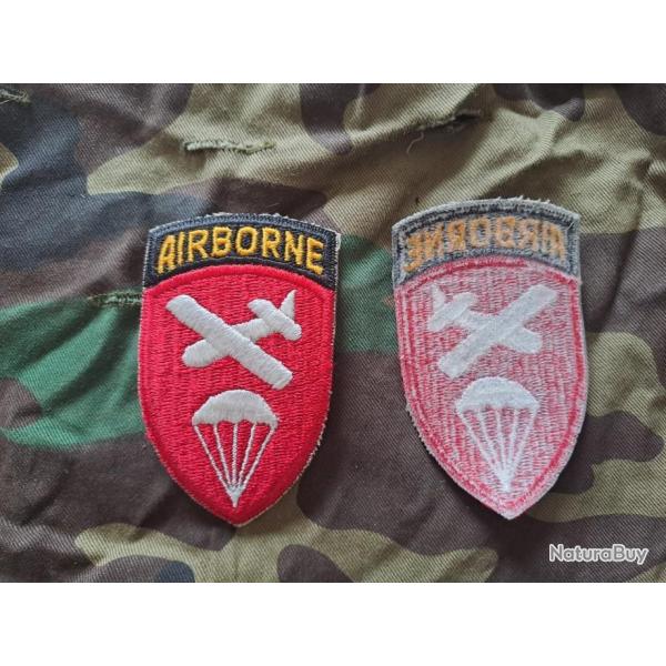 PATCH tissu US WW2 AIRBORNE COMMAND militaria ( copie reproduction ) NEUF