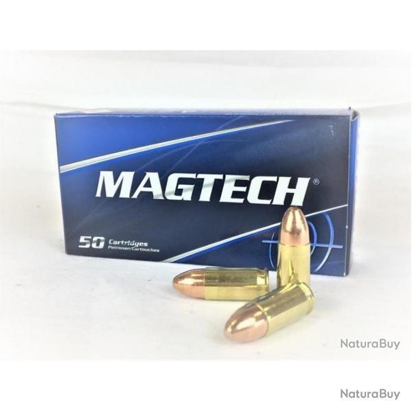 Cartouches MAGTECH Cal. 9x19mm LUGER 124gr FMJ