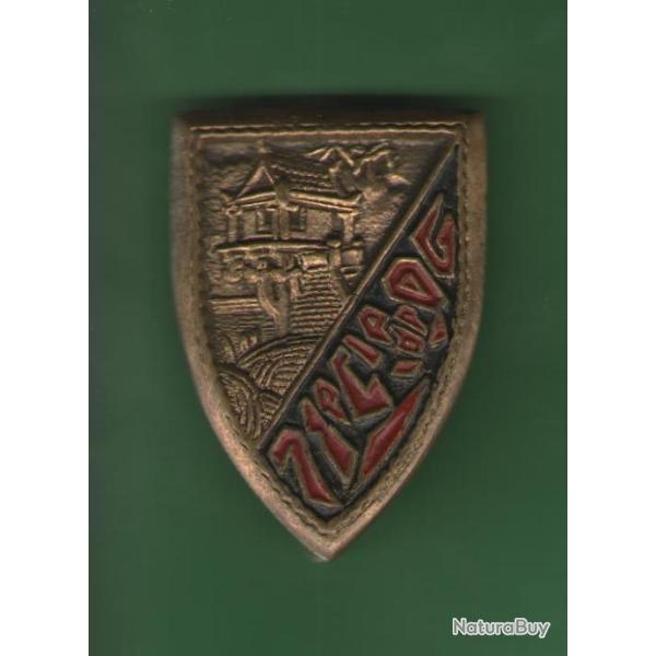 INSIGNE INDOCHINE  :  71  COMPAGNIE  DE QUARTIER GENERALE ----- MOULAGE  INDOCHINE ----------------