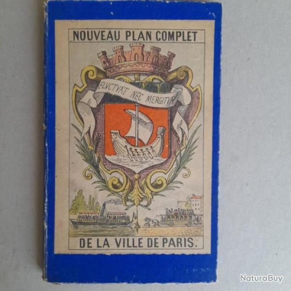 Nouveau plan complet et illustr de Paris divis en 20 arrondissements et en 80 quartiers