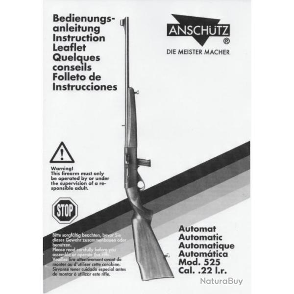 Notice Anch�tz 520/522/525 Marocchi SM64/SM66/AP66