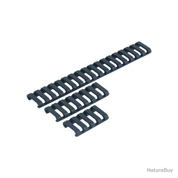 Cache-Rail (3 pcs) Soft Cover Set Noir (Element)