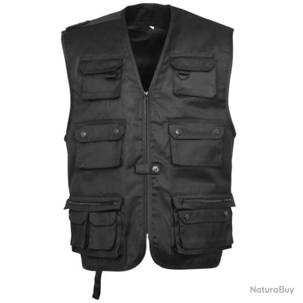Gilet reporter NOIR