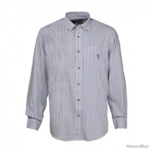 Chemise Percussion petits carreaux Bleu