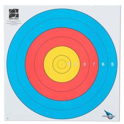 Blason FITA Avalon standard centre with numbers-6 rings 80cm