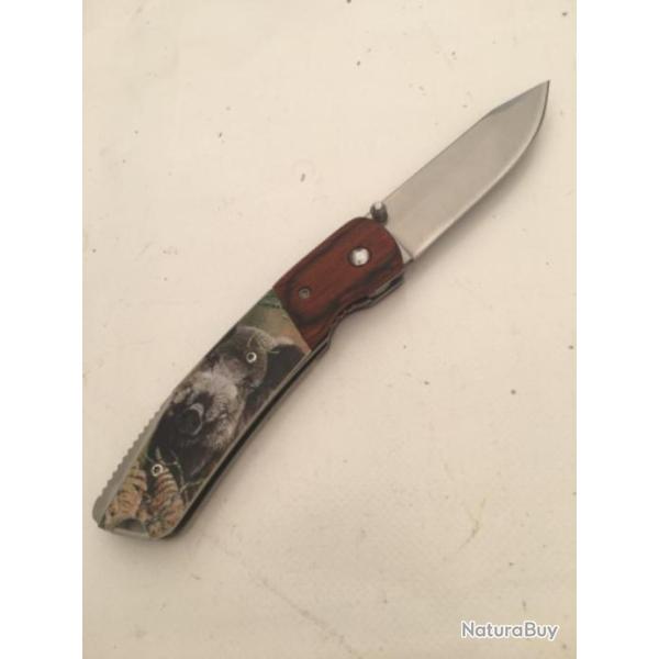 Couteau third d�cor sanglier