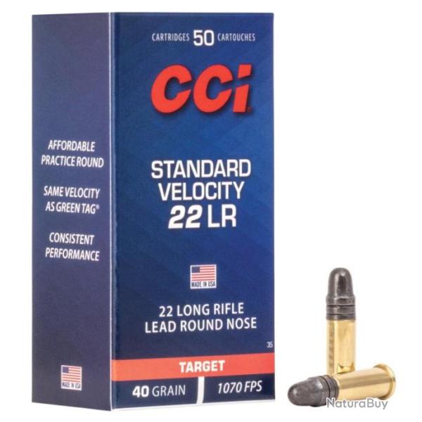 Munitions CCI Standard - Cal. 22 LR x1 boite - PROMOTION