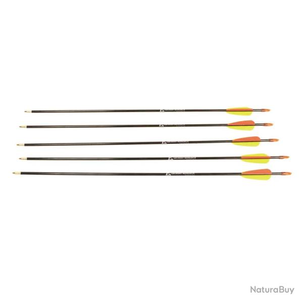 5 fl�ches 26" pour tous types d'arcs fibre de verre HQ 68cm