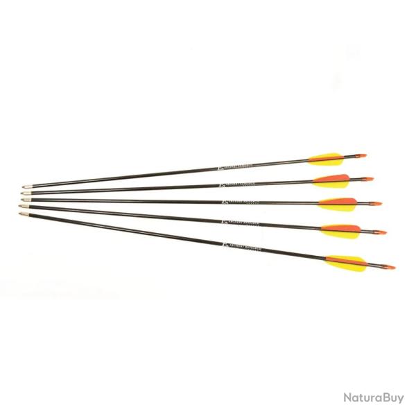 5 fl�ches 26" pour tous types d'arcs fibre de verre HQ 68cm