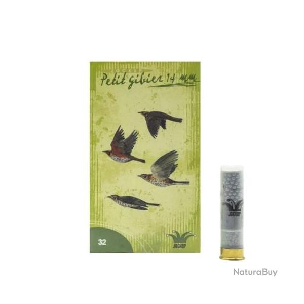 100 CARTOUCHES JOCKER PETIT GIBIER CAL 14mm 16g n�7 