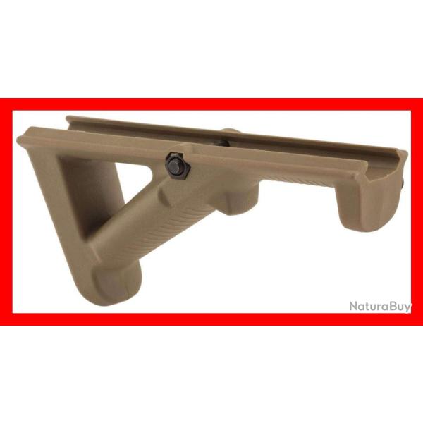 GRIP FORWARD ANGLE FOREGRIP TAN RIS - BO MANUFACTURE