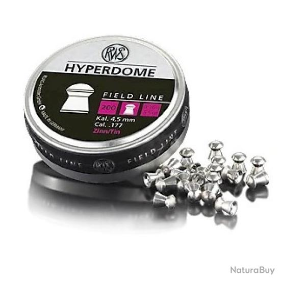 Plombs RWS hyperdome cal.4,5 0.36g 5.5gr par 1000