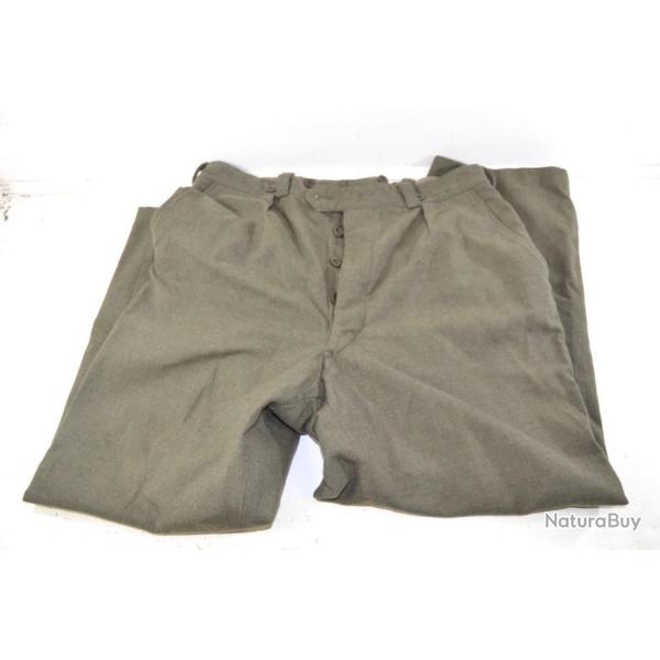 Pantalon militaire Belge ann�es 1950. Taille 46. Reconstitution WW2