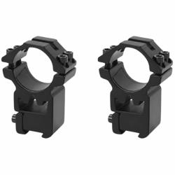Paire de colliers de montage en alliage d'aluminium extra haut rail 11mm et diam&egrave;tre 25,4mm