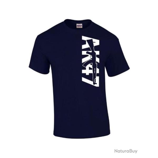 T-shirt AK 47 kalachnikov - Bleu Marine