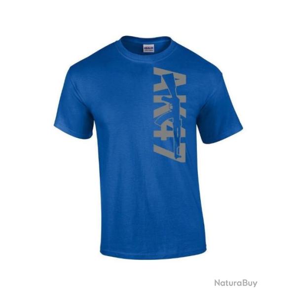 T-shirt AK 47 kalachnikov - Bleu