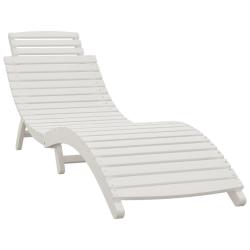 Transat chaise longue bain de soleil lit de jardin terrasse meuble d'ext&eacute;rieur 184 x 55 x 64 cm boi