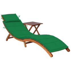 Transat chaise longue bain de soleil lit de jardin terrasse meuble d'ext&eacute;rieur avec table et coussi