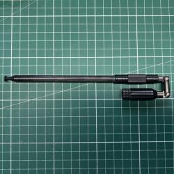 Antenne centrale t&eacute;lescopique IBIZA 125cm sans connectique rapide