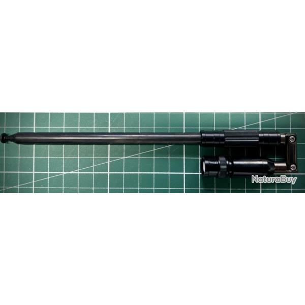 Antenne centrale t�lescopique IBIZA 125cm avec connectique rapide BNC