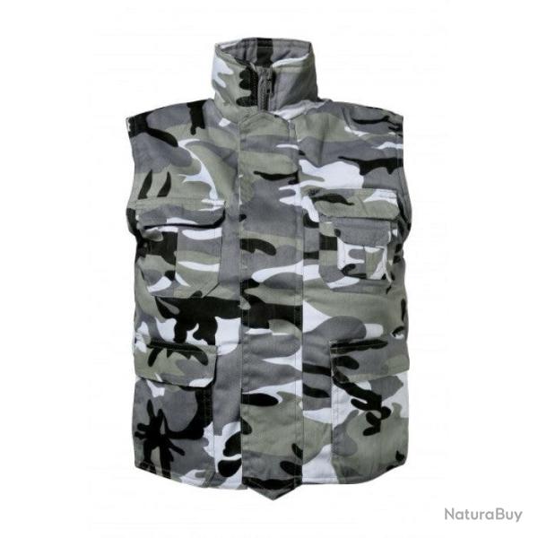Gilet enfant Idaho Rangers camo Gris