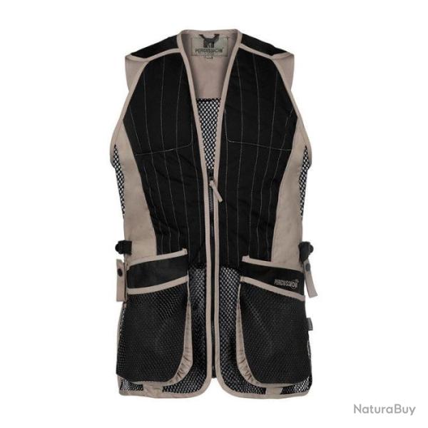 Gilet de tir Percussion Ball Trap EVO - Beige / S