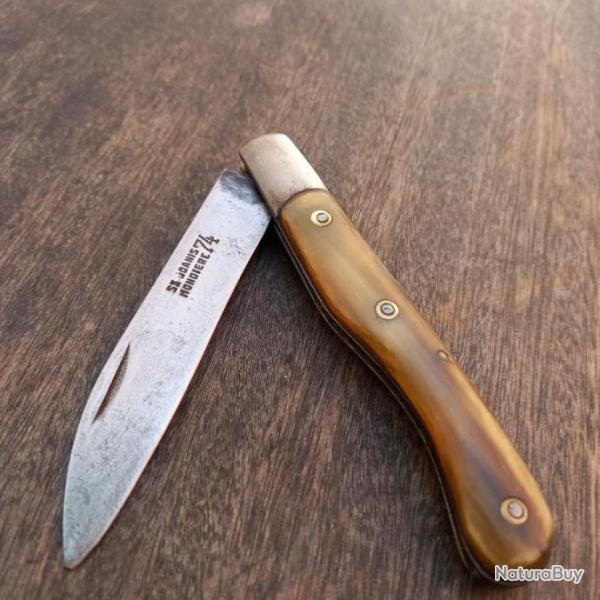 Ancien Couteau R�gional L AURILLAC ST JOANIS MONDIERE 74 Manche en Corne