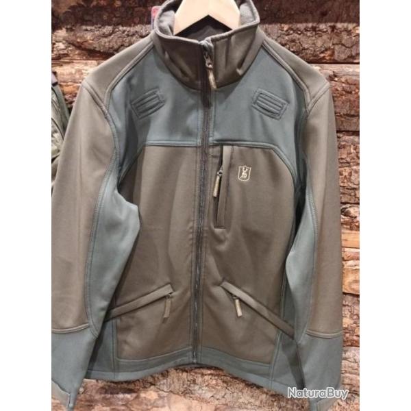 VESTE SOFTSHELL ROGALAND verte  DEERHUNTER