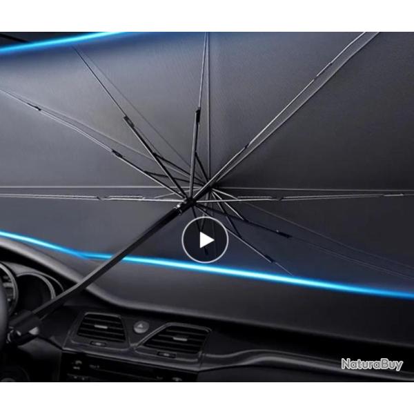 Pare soleil PARAPLUIE pour voiture.... ULTRA PRATIQUE ET COMPAK