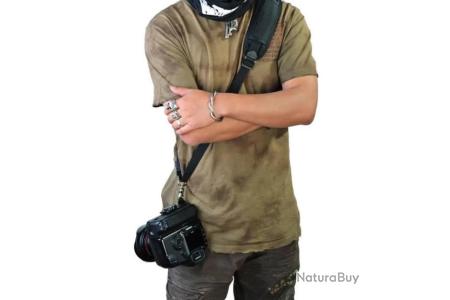 Sangle Pour Appareil Photo En Nylon – Longueur 120 Cm, Capacité 50 Kg, Avec Mousquetons Rapides, Style Rétro