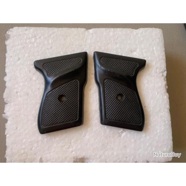 Plaquette de crosse Pour pistolet. Bon etat